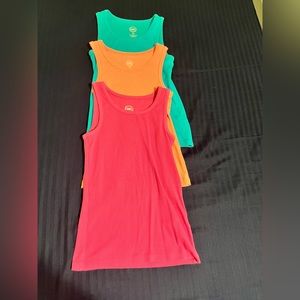 Wonder nation colorful under shirts/tank tops size 7-8